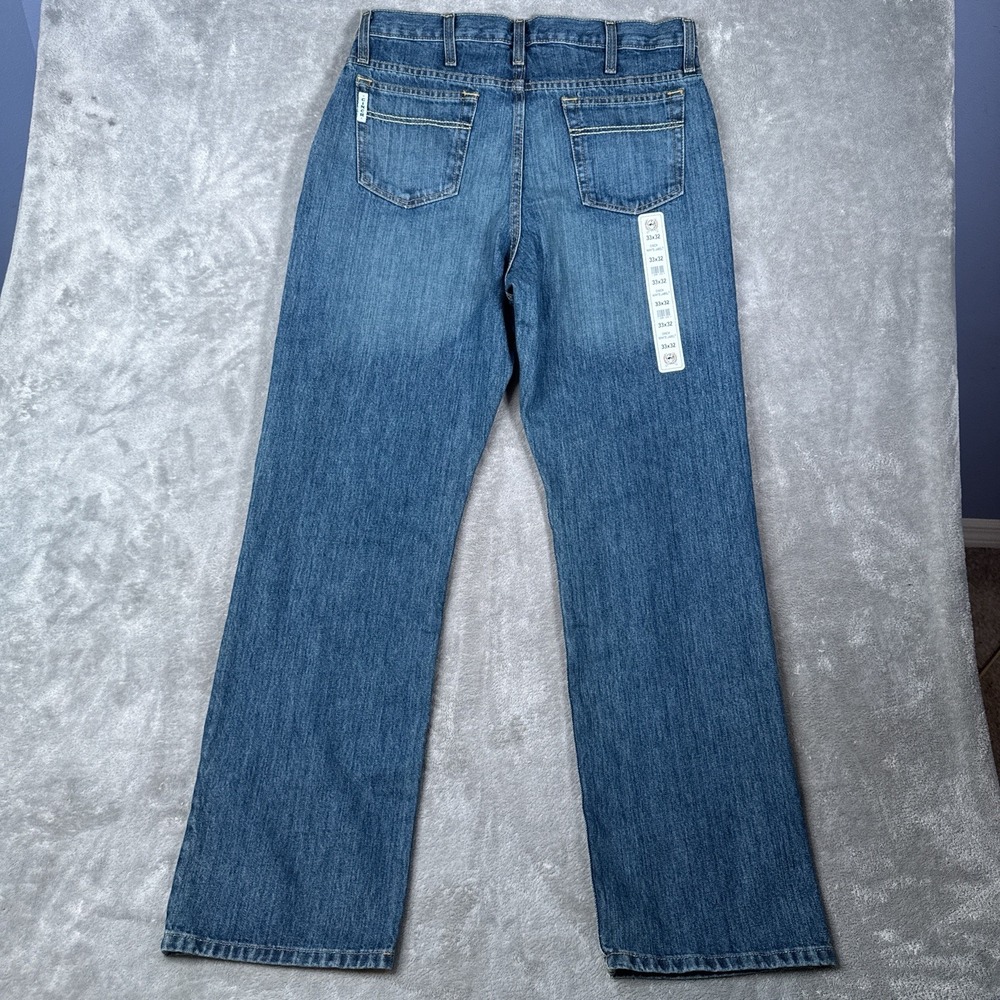 Cinch Jeans Men's 33x32 White Label Dark Stone Indigo Straight Leg MB92834013
